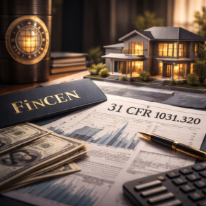 2026年FinCEN房地产报告新规：31 CFR 1031.320条款深度解析与资产重组策略