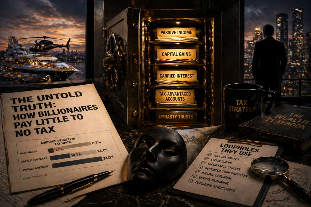 揭开亿万富翁近乎“零税率”的隐秘真相